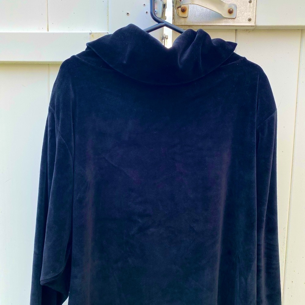 Plus 1X Velvet, Cowl Neck, August Max Dress, Long sleeves - Picture 4 of 8